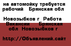 на автомойку требуется рабочий - Брянская обл., Новозыбков г. Работа » Вакансии   . Брянская обл.,Новозыбков г.